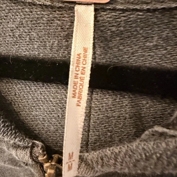 Free People Gray Utility Jacket - Picture 3 of 3